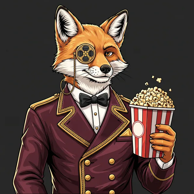 Reel the fox — Growing Legacy mascot